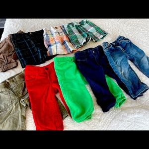 Lot of boys shorts and pants